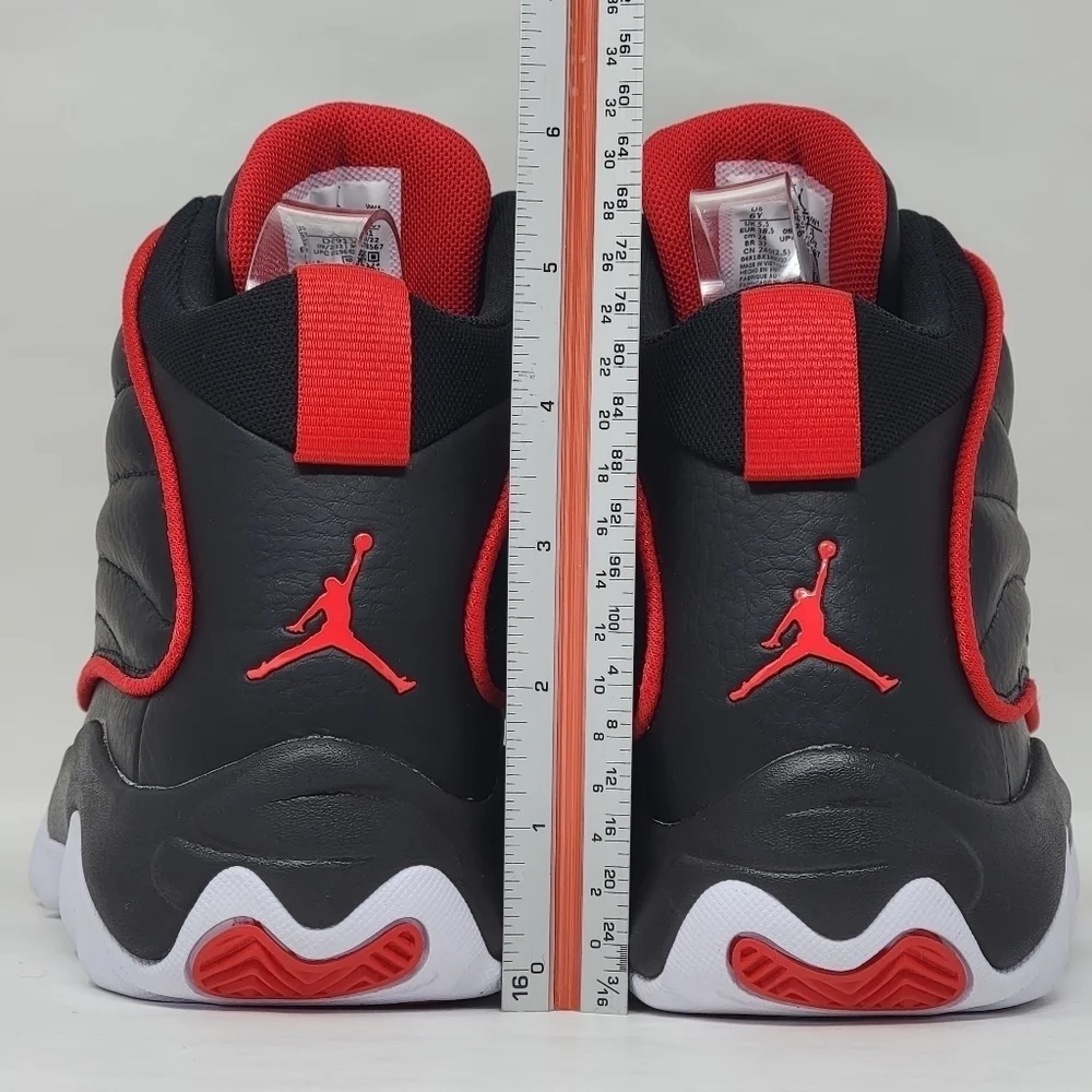 Nike Jordan Pro Strong Black University Red Sneakers DC7911-061 Youth Sz 6.5Y